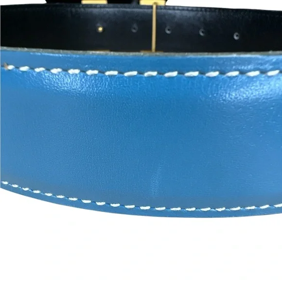 41 Hermes Blue Belt 65cm Full Set - Picture 8 of 11